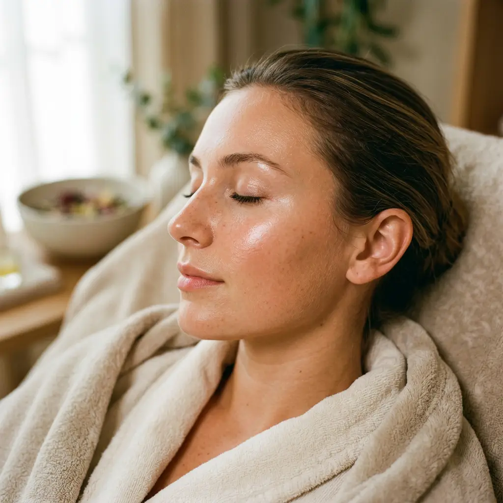 Brightening facial treatment at D4 Season near Edmonds, WA