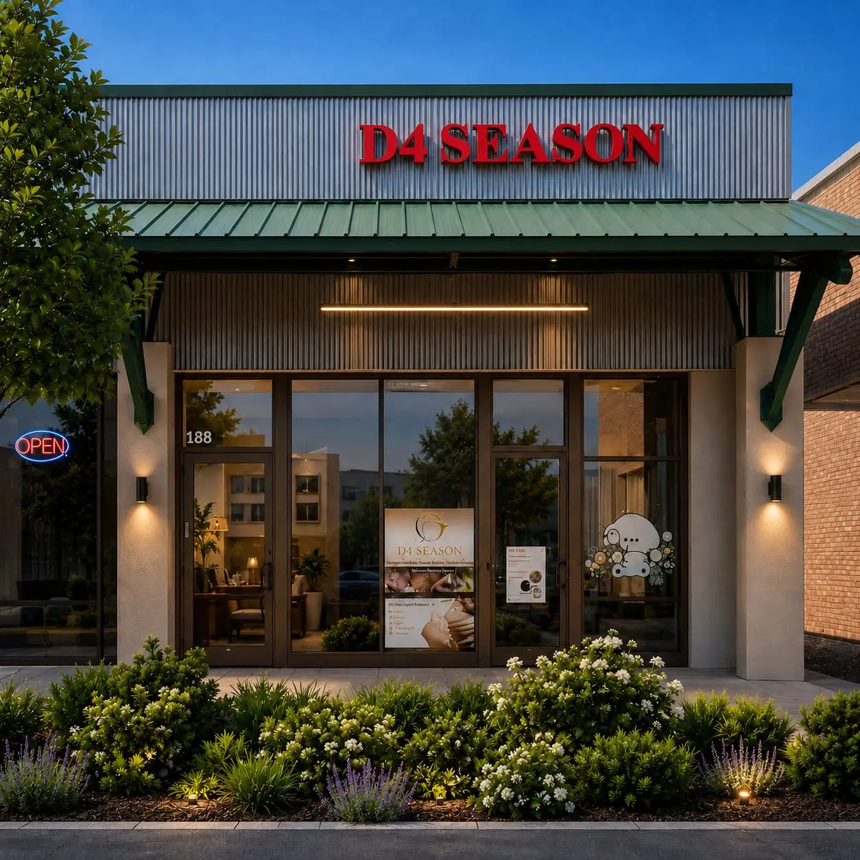 D4 Season Head Spa storefront in Shoreline, Washington